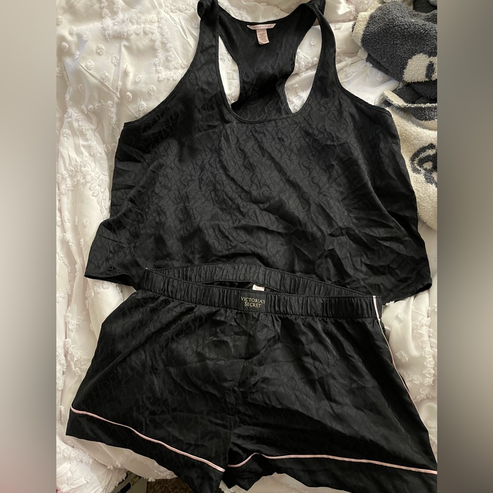 Victoria Secret satin pajama set